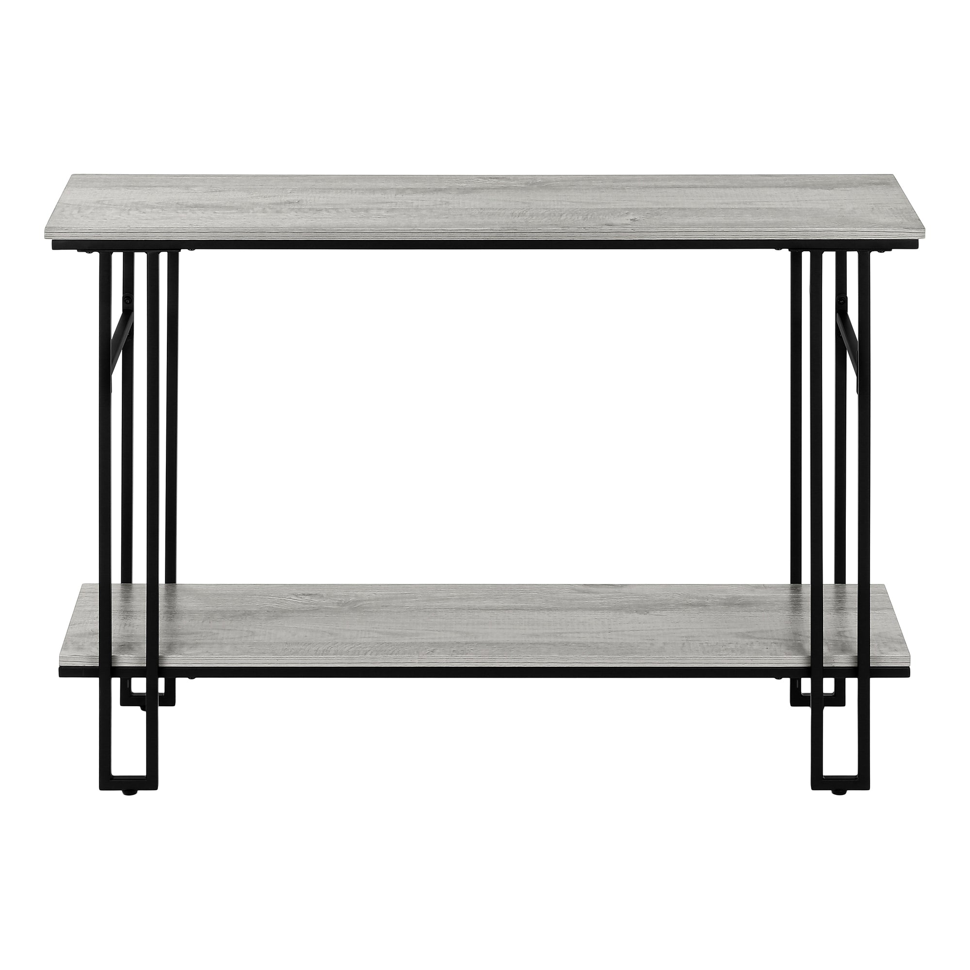 TABLE D'APPOINT - 48"L / CONSOLE D'ENTREE GRIS / NOIR – I 3576.