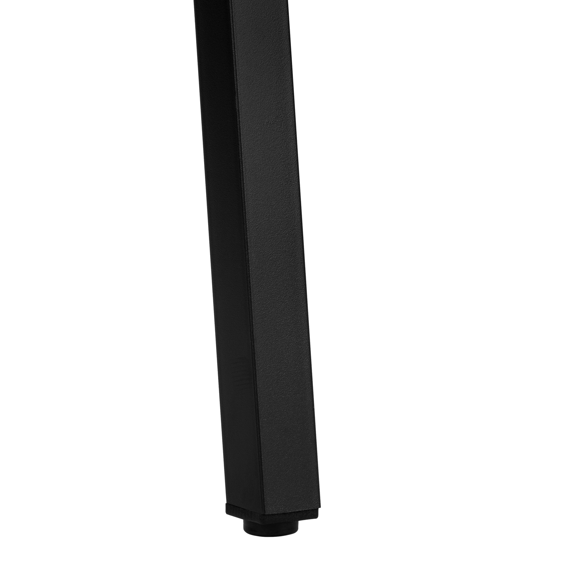 TABLE DE CHEVET - 23"H / FAUSSE PIERRE GRISE / METAL NOIR – I 3584.