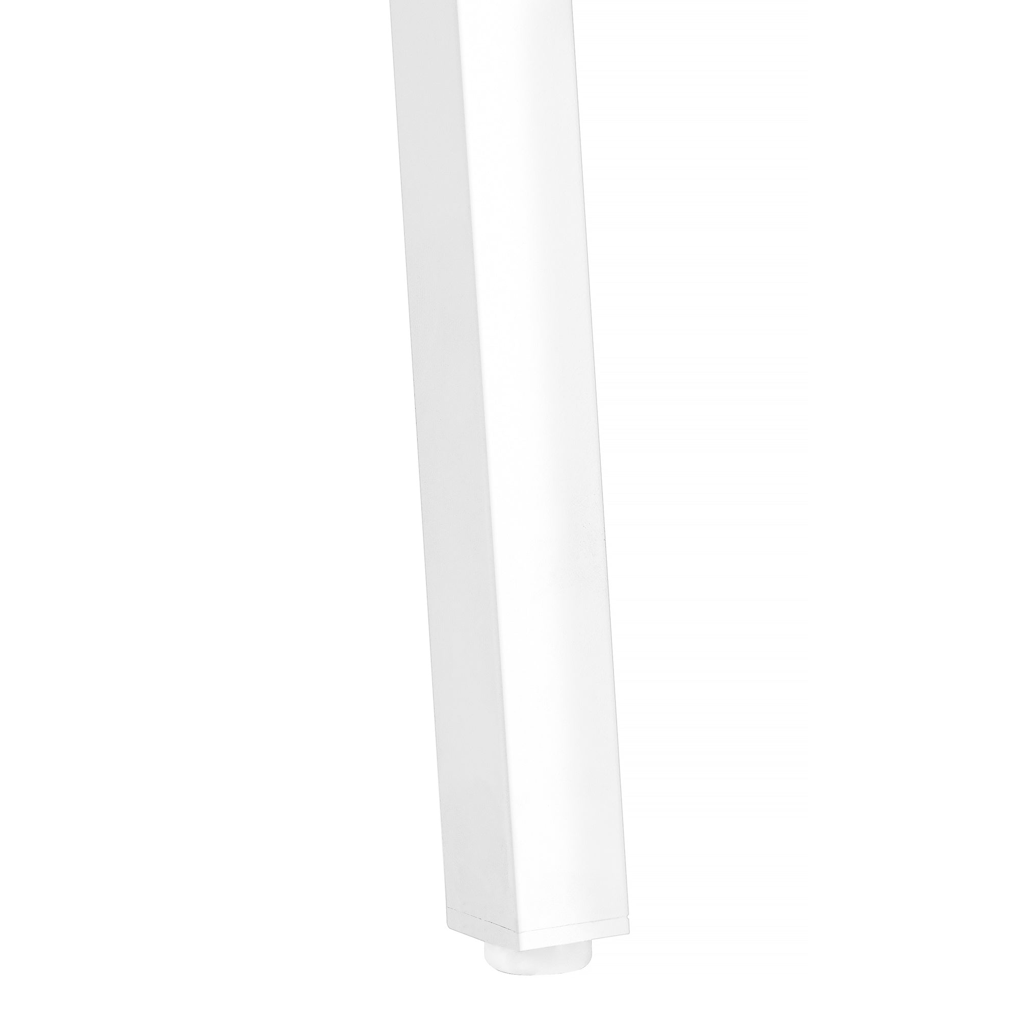 TABLE DE CHEVET - 23"H / BLANC / METAL BLANC – I 3594.