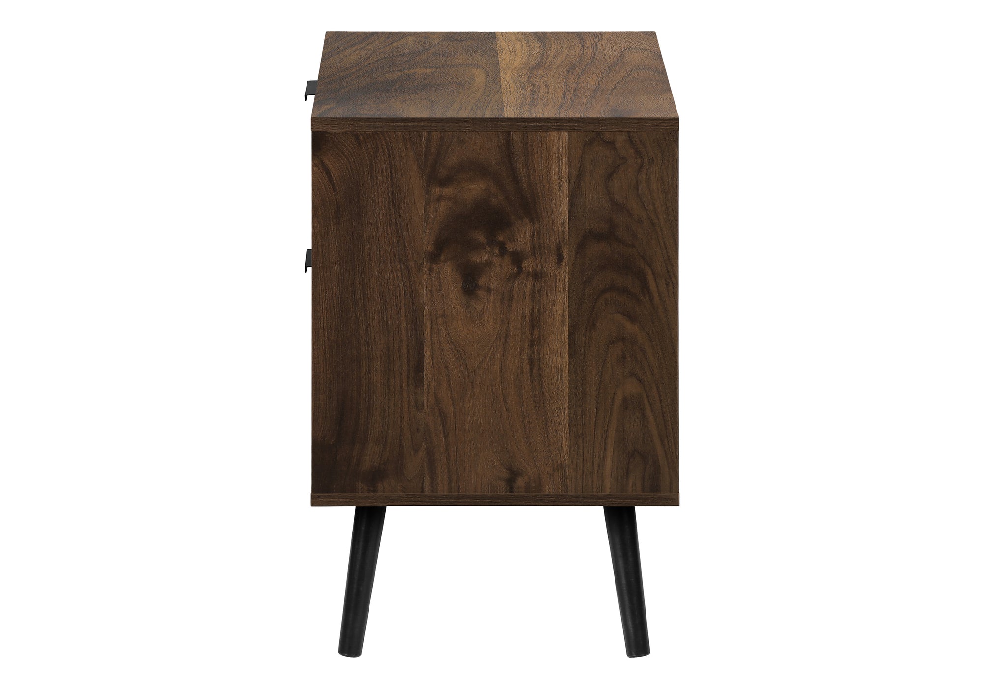 TABLE D'APPOINT - 24"H / NOYER AVEC 2 TIROIRS – I 3607