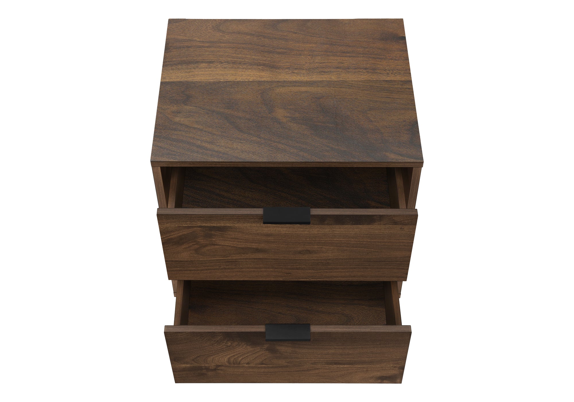 TABLE D'APPOINT - 24"H / NOYER AVEC 2 TIROIRS – I 3607
