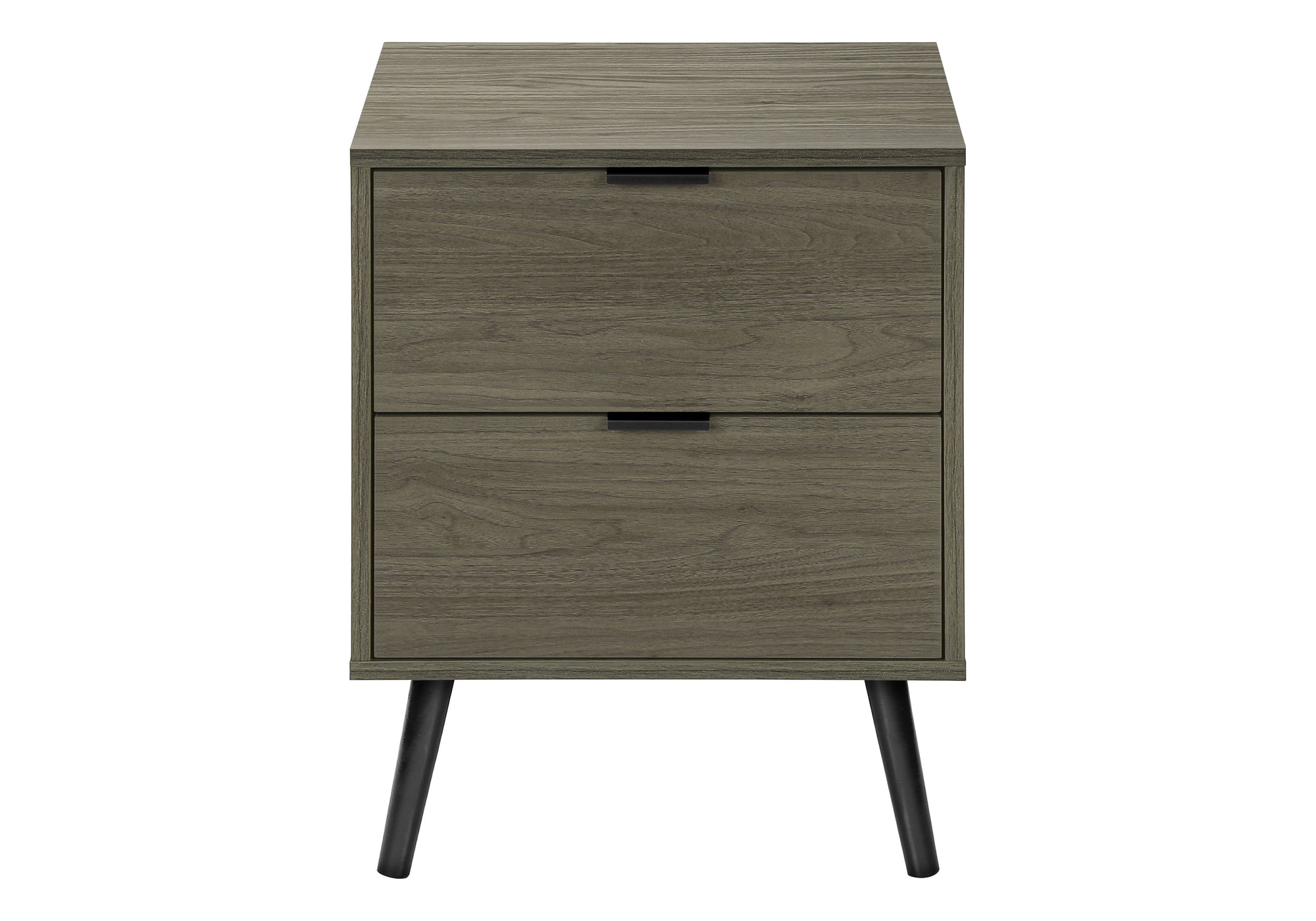 TABLE D'APPOINT - 24"H / GRIS AVEC 2 TIROIRS – I 3608