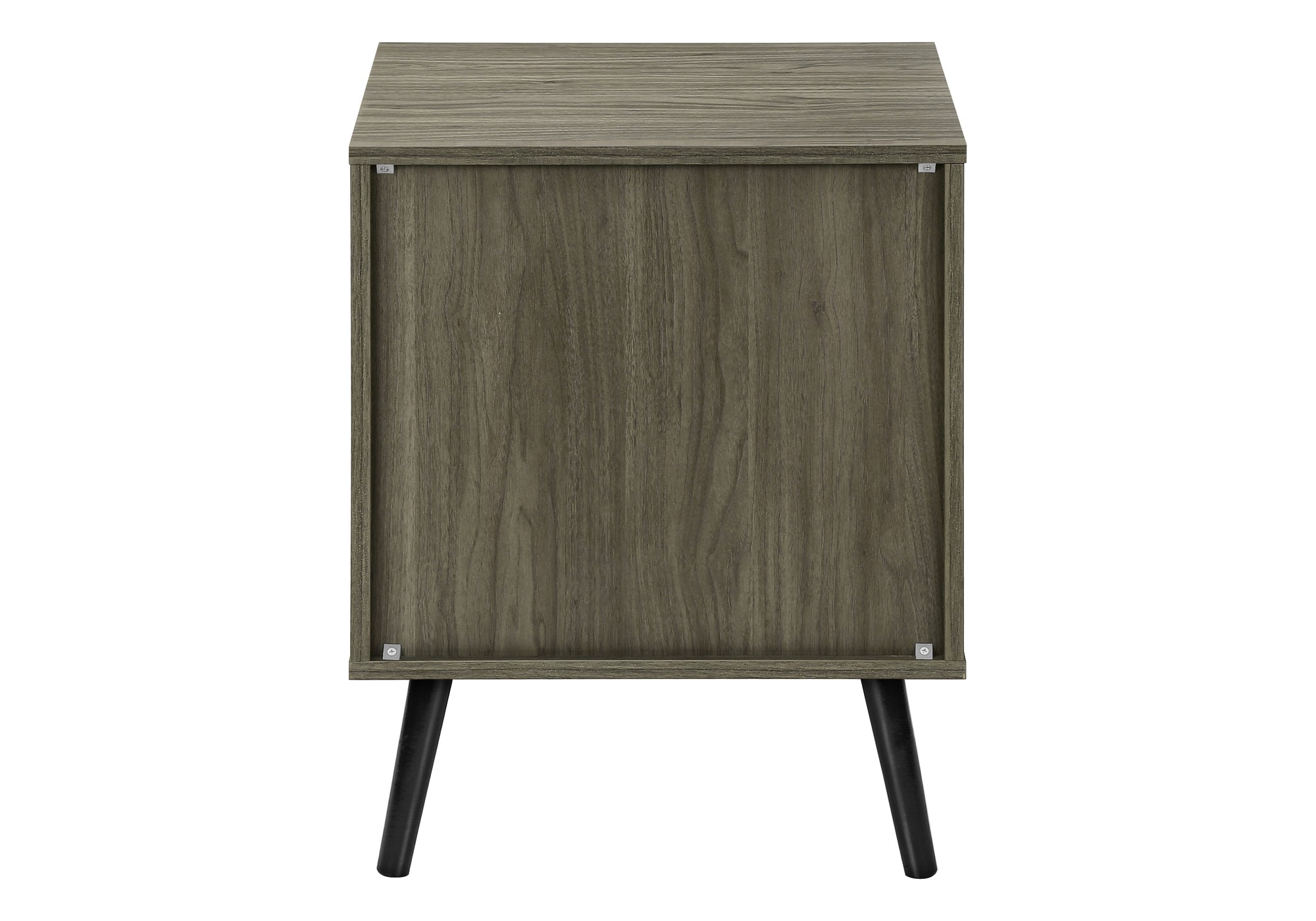 TABLE D'APPOINT - 24"H / GRIS AVEC 2 TIROIRS – I 3608