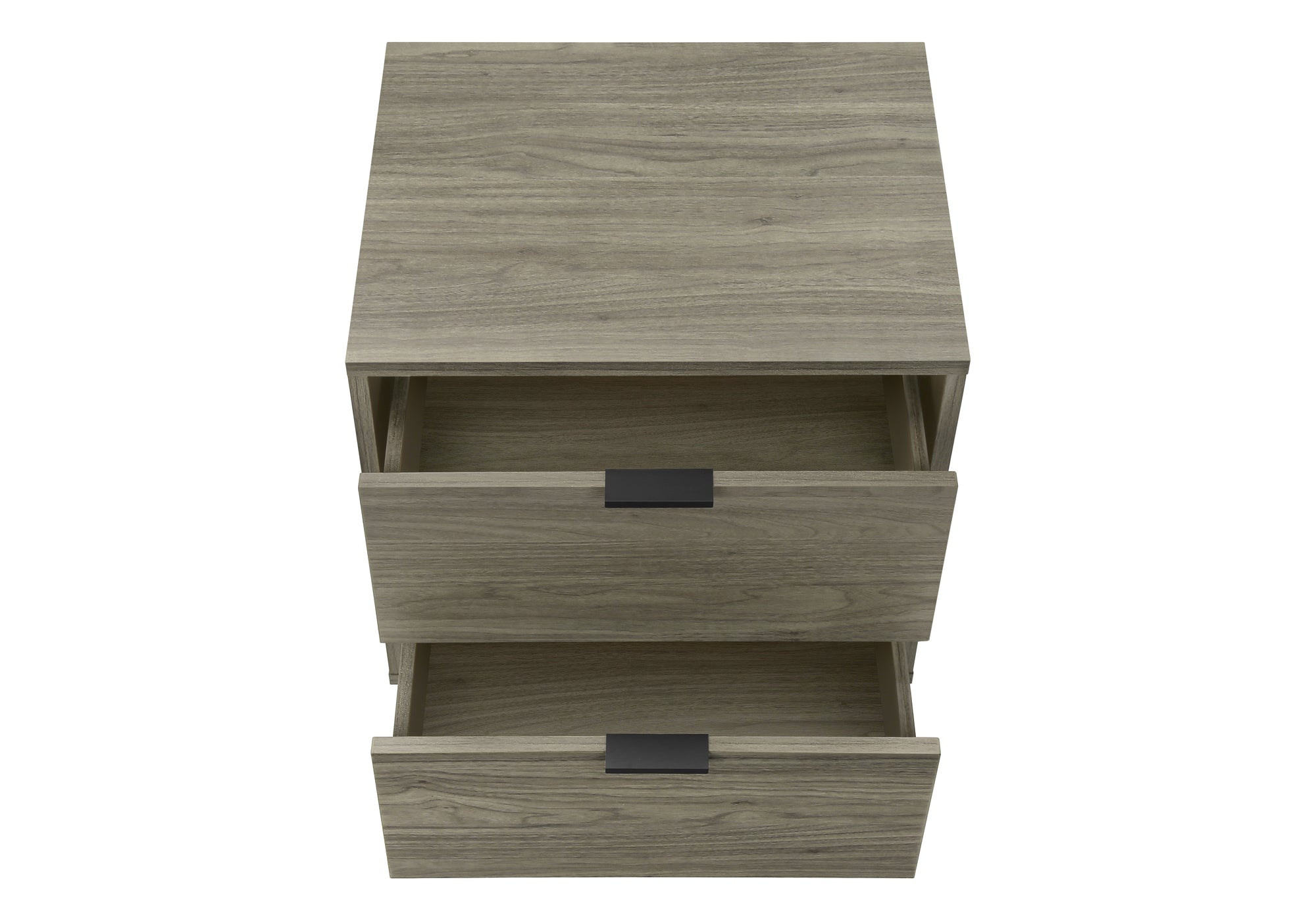 TABLE D'APPOINT - 24"H / GRIS AVEC 2 TIROIRS – I 3608