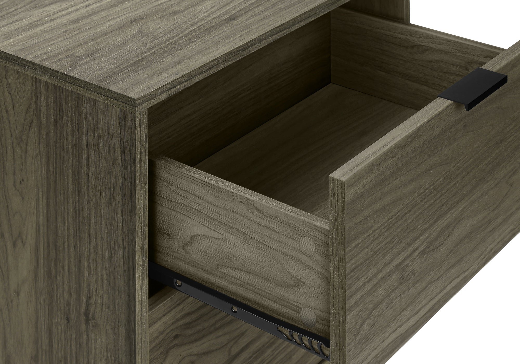 TABLE D'APPOINT - 24"H / GRIS AVEC 2 TIROIRS – I 3608