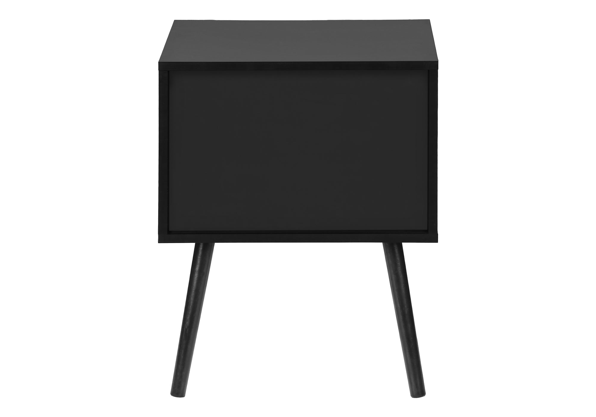 TABLE D'APPOINT - 24"H / NOIR AVEC 2 TIROIRS – I 3628