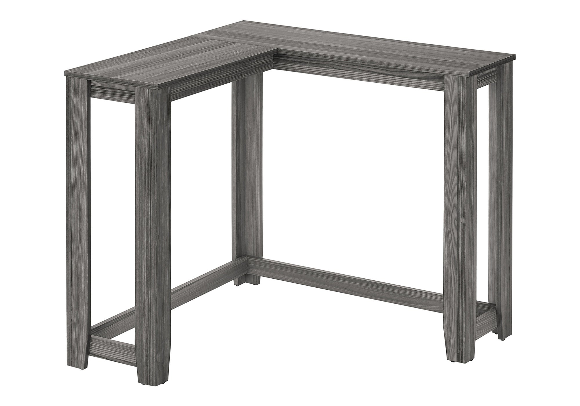 TABLE D'APPOINT - 48"L / CONSOLE DE COIN GRIS – I 3658.
