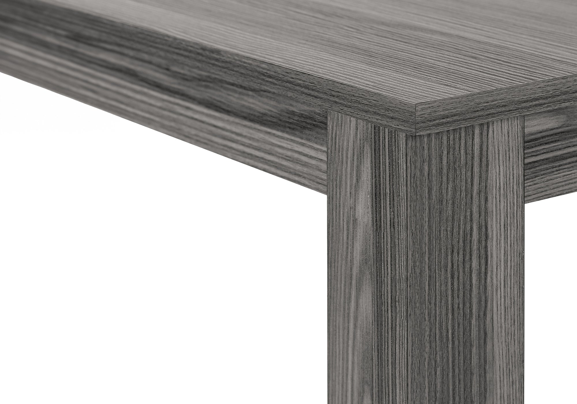 TABLE D'APPOINT - 48"L / CONSOLE DE COIN GRIS – I 3658.