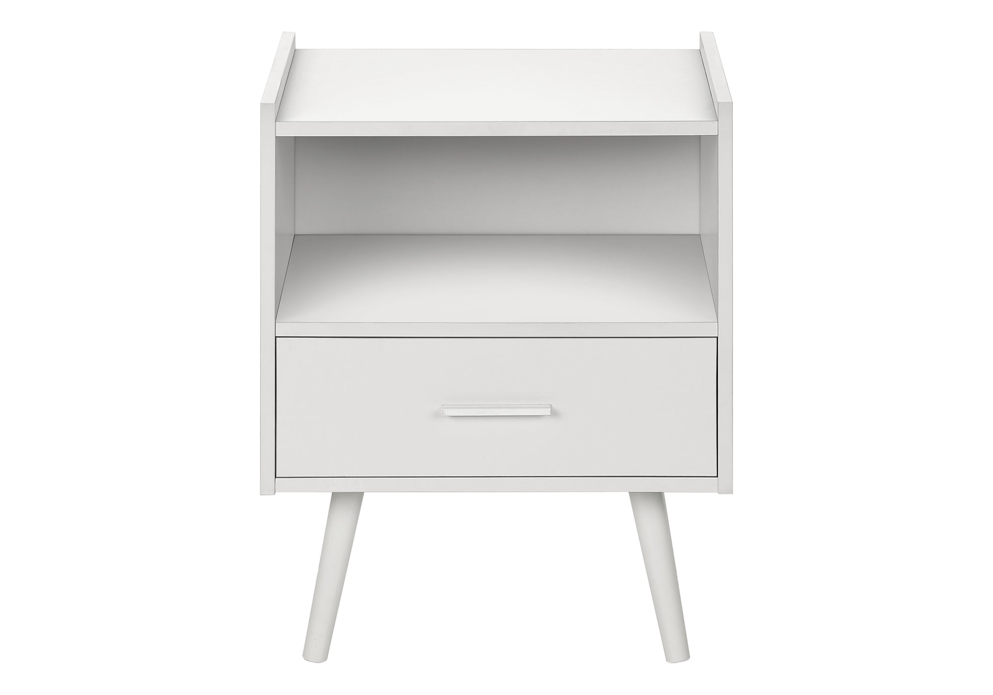 TABLE D'APPOINT - 24"H / BLANC AVEC 1 TIROIR – I 3666