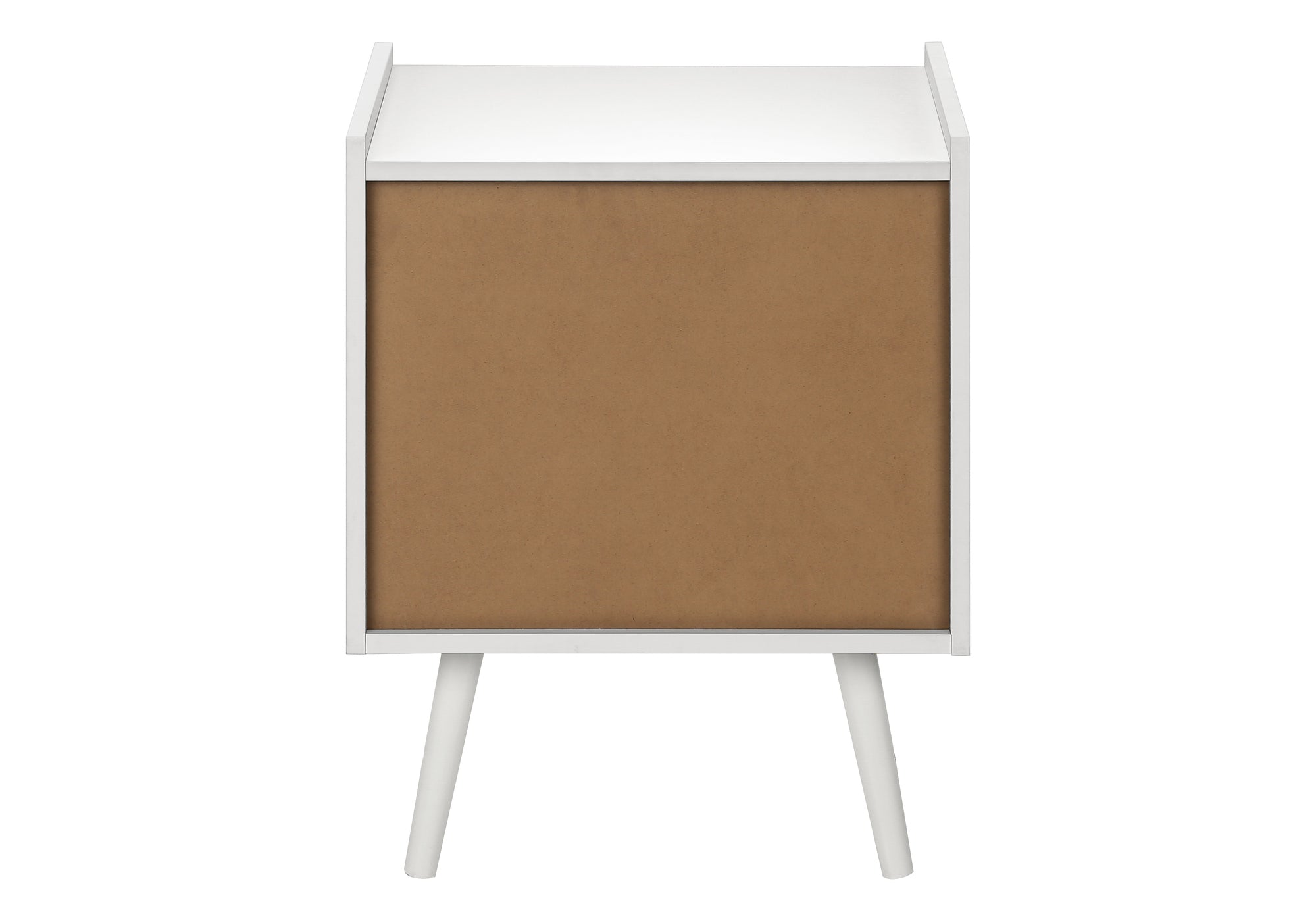 TABLE D'APPOINT - 24"H / BLANC AVEC 1 TIROIR – I 3666