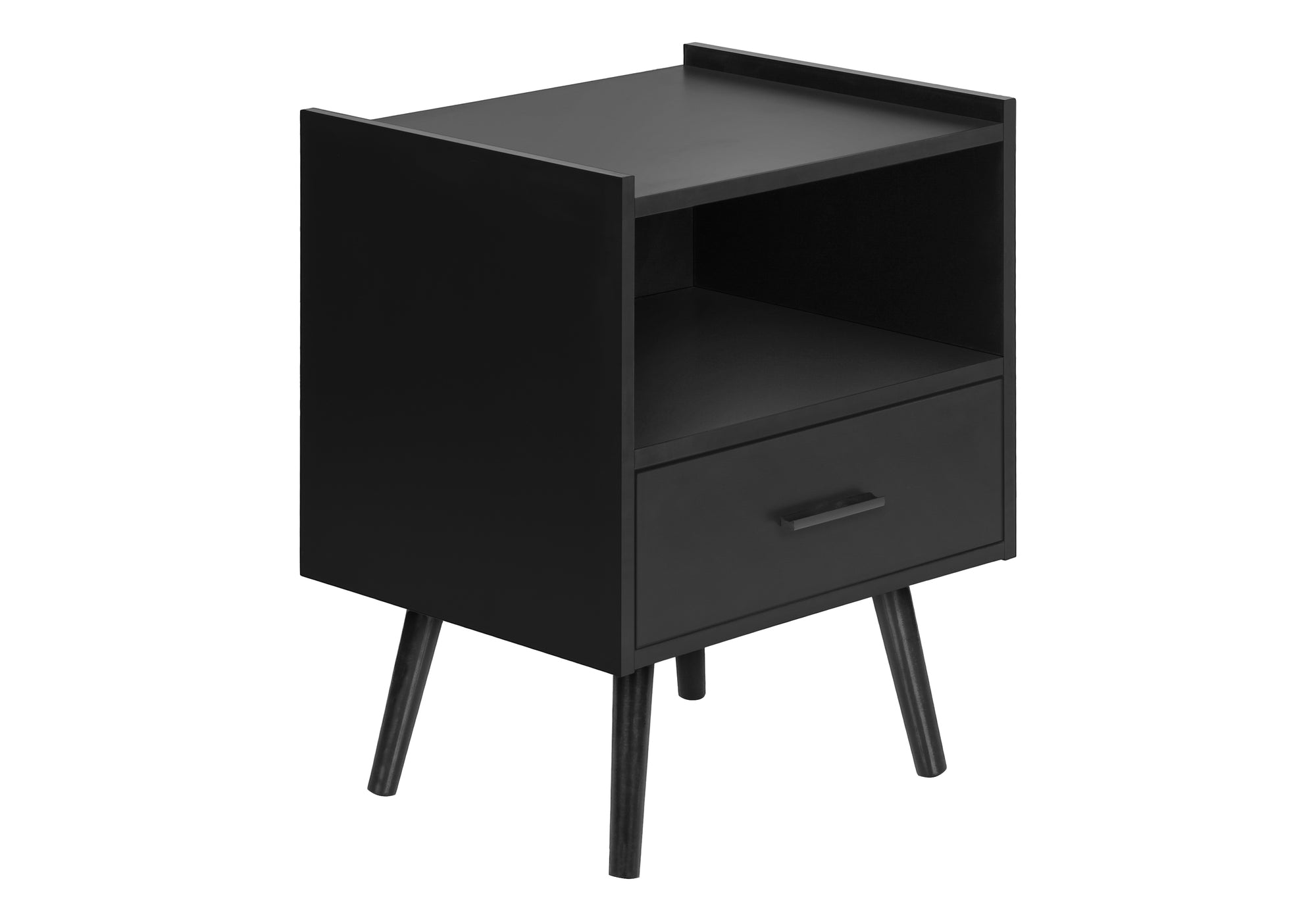 TABLE D'APPOINT - 24"H / NOIR AVEC 1 TIROIR – I 3667