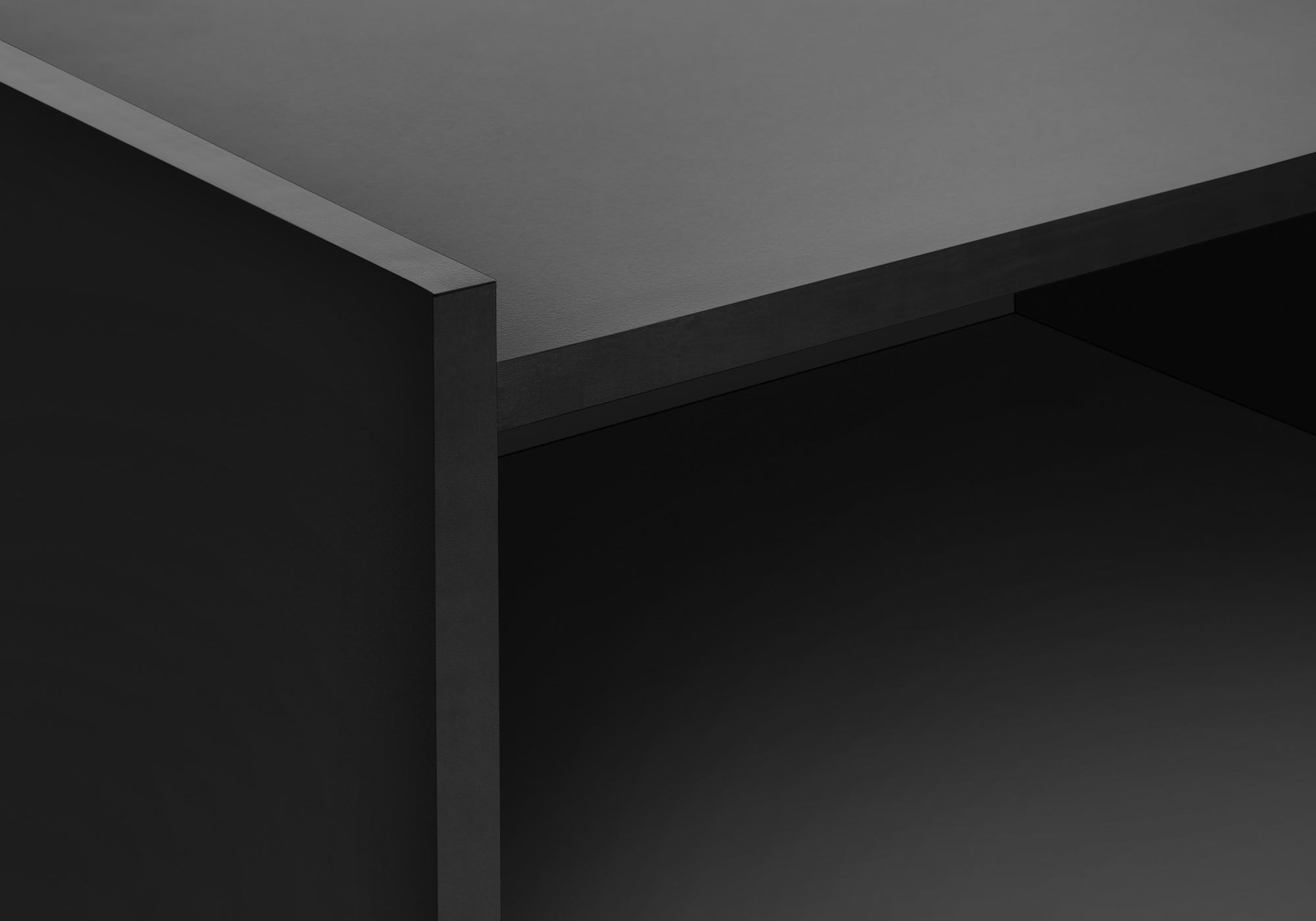 TABLE D'APPOINT - 24"H / NOIR AVEC 1 TIROIR – I 3667
