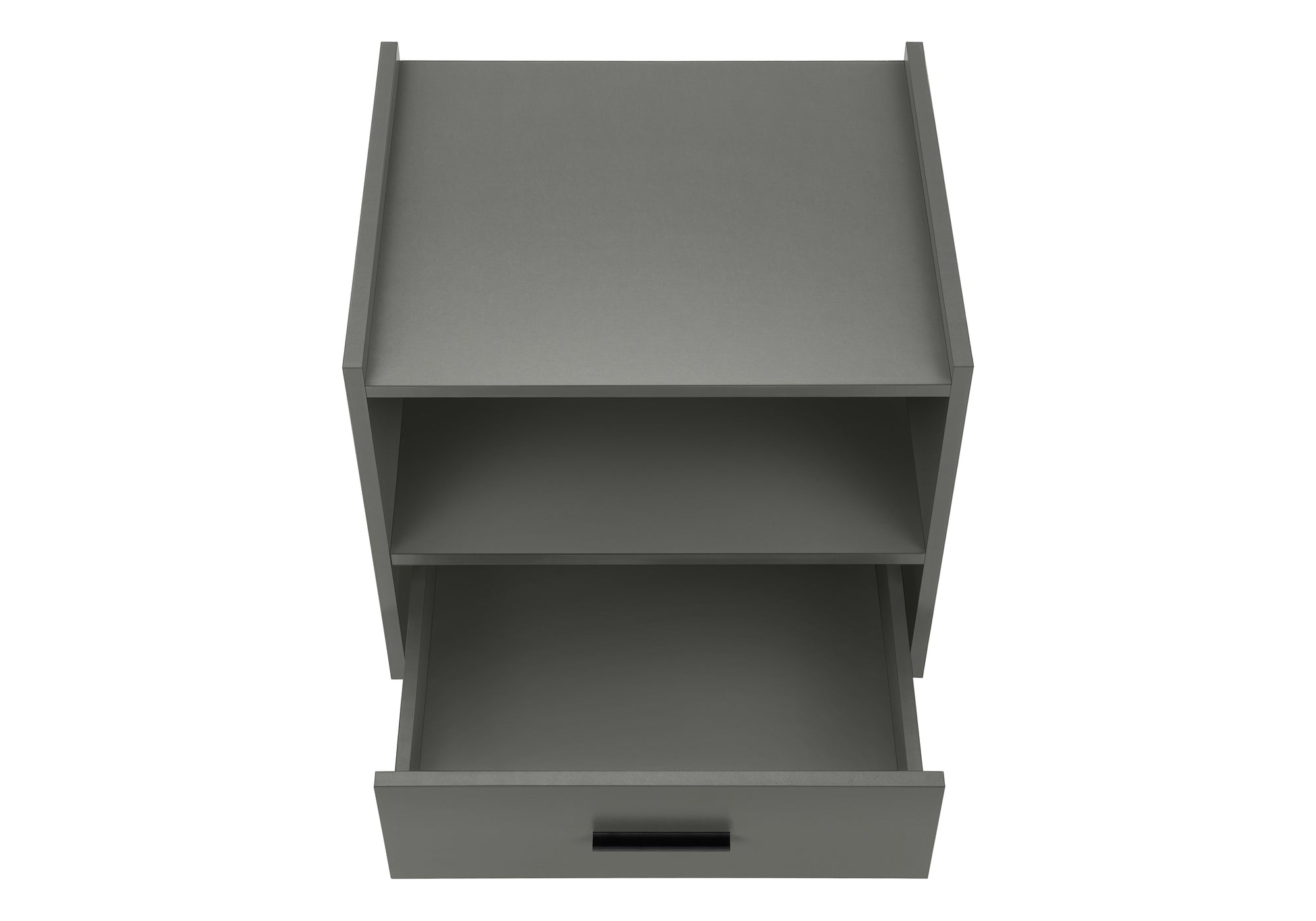 TABLE D'APPOINT - 24"H / GRIS AVEC 1 TIROIR – I 3668