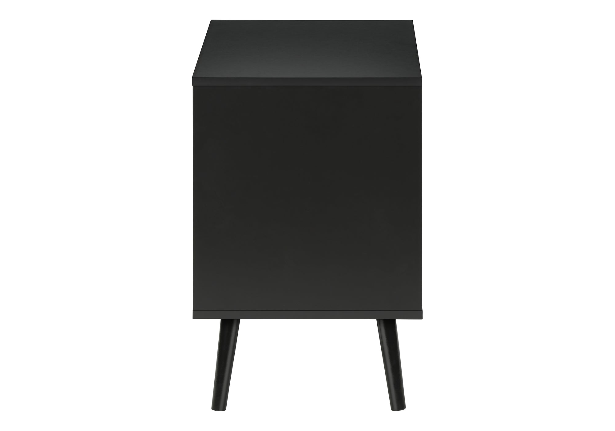 TABLE D'APPOINT - 24"H / NOIR AVEC 2 TIROIRS – I 3689
