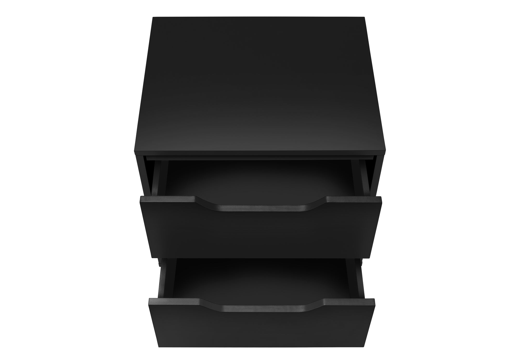 TABLE D'APPOINT - 24"H / NOIR AVEC 2 TIROIRS – I 3689