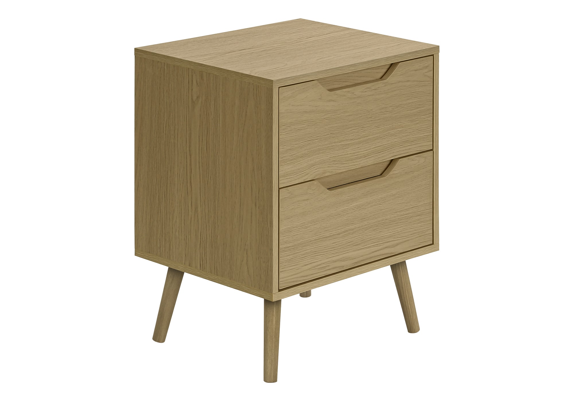 TABLE D'APPOINT - 24"H / NATUREL AVEC 2 TIROIRS – I 3692