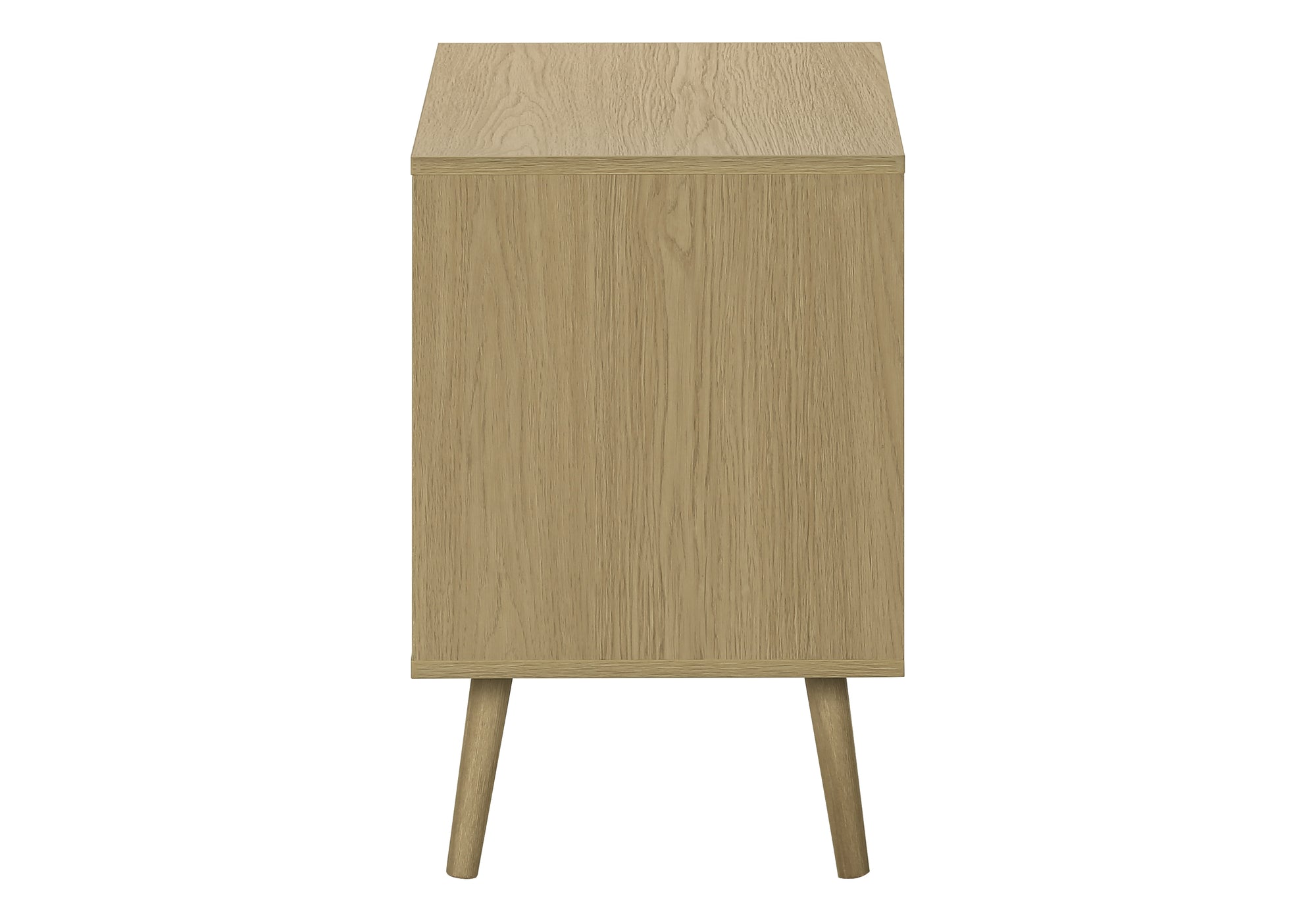 TABLE D'APPOINT - 24"H / NATUREL AVEC 2 TIROIRS – I 3692