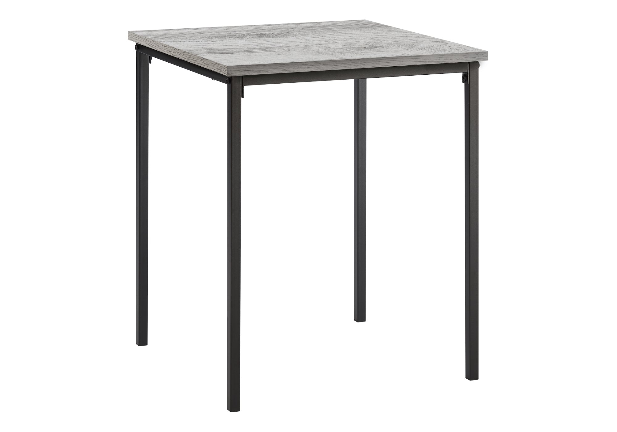 TABLE D'APPOINT - 22"H / GRIS / METAL NOIR – I 3828