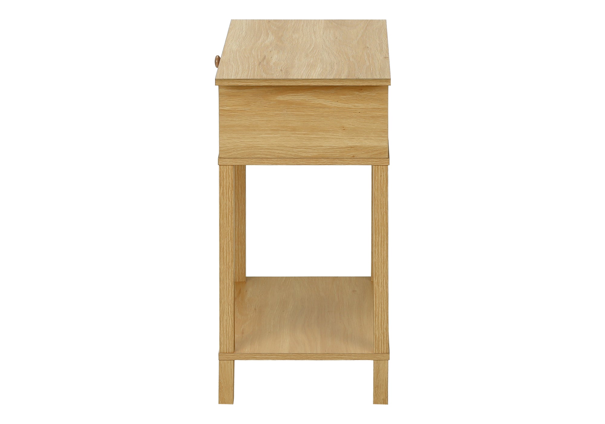 TABLE D'APPOINT - 24"H / NATUREL / TIROIR NATUREL – I 3842