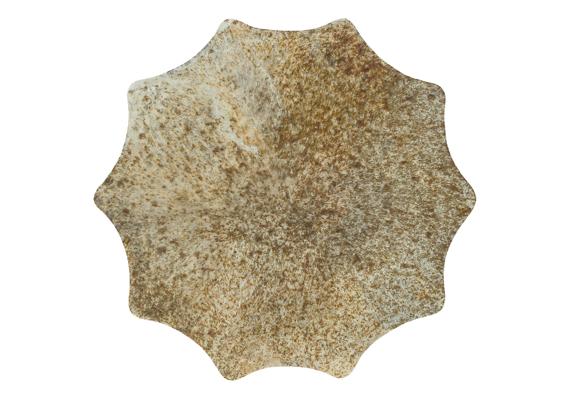 TABLE DE CHEVET - 22"H / TABLE DE BOUT DRUM METAL DORE – I 3902.