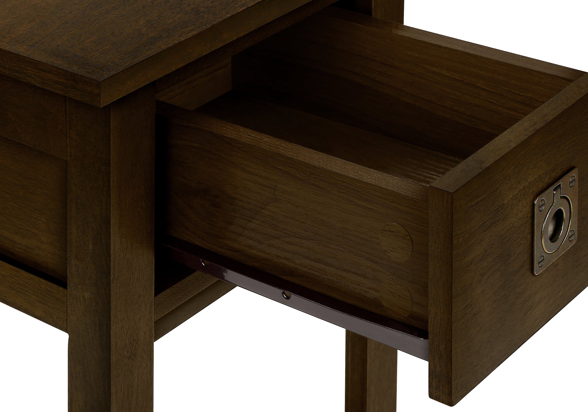 TABLE DE CHEVET - 24"H / BOIS PLAQUE ESPRESSO – I 3953.