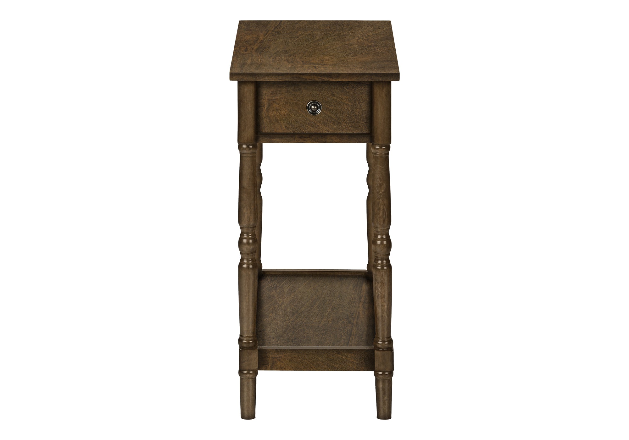 TABLE DE CHEVET - 24"H / BOIS PLAQUE ESPRESSO – I 3957.