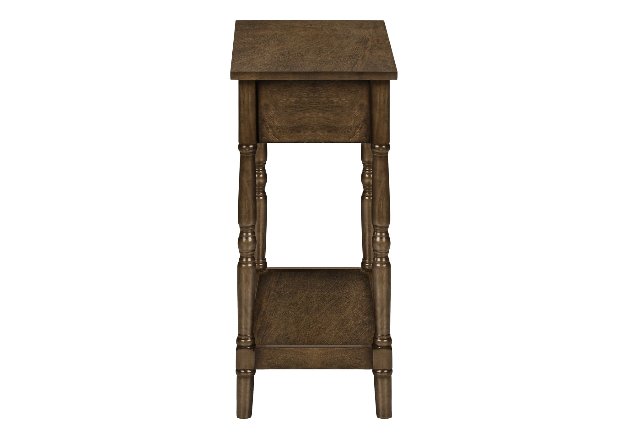 TABLE DE CHEVET - 24"H / BOIS PLAQUE ESPRESSO – I 3957.
