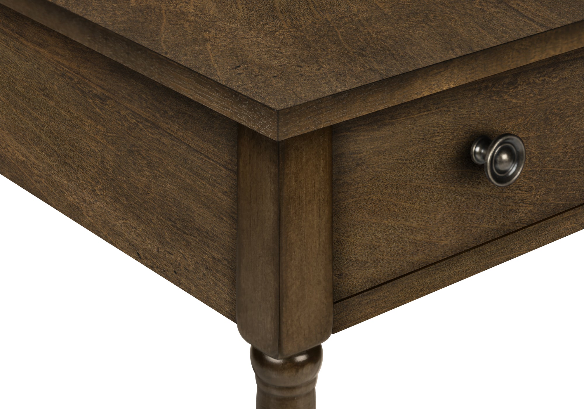 TABLE DE CHEVET - 24"H / BOIS PLAQUE ESPRESSO – I 3957.