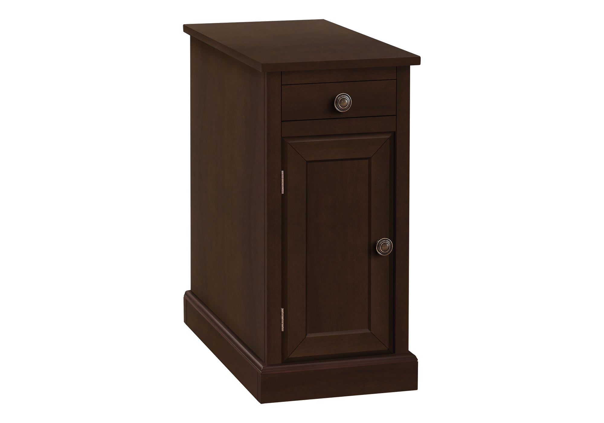 TABLE D'APPOINT - 24"H / BOIS PLAQUE ESPRESSO – I 3964