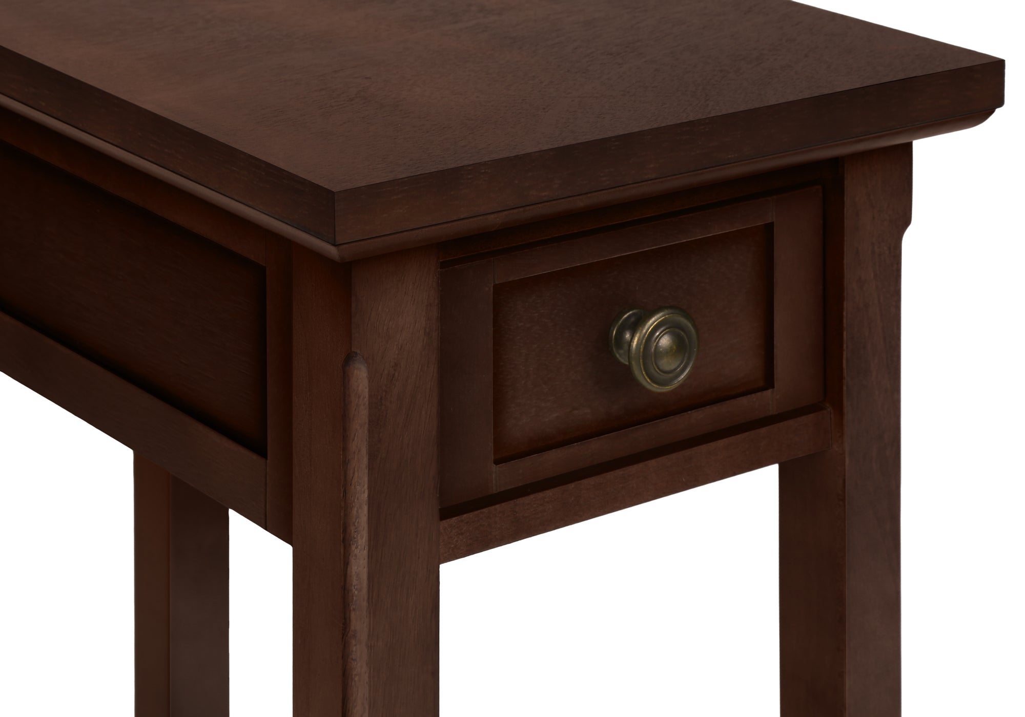 TABLE DE CHEVET - 24"H / BOIS PLAQUE ESPRESSO – I 3967.