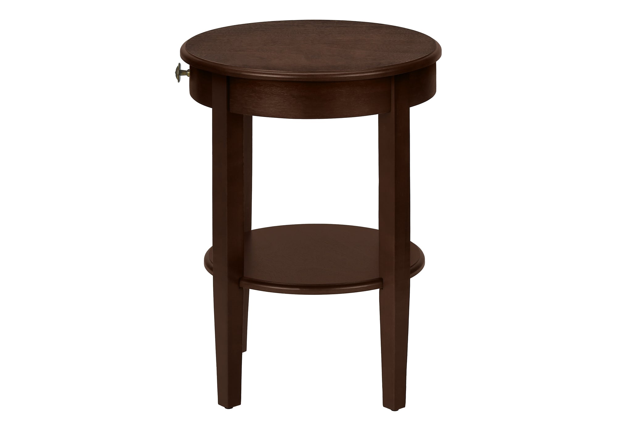 TABLE DE CHEVET - 23"H / BOIS PLAQUE ESPRESSO – I 3975.
