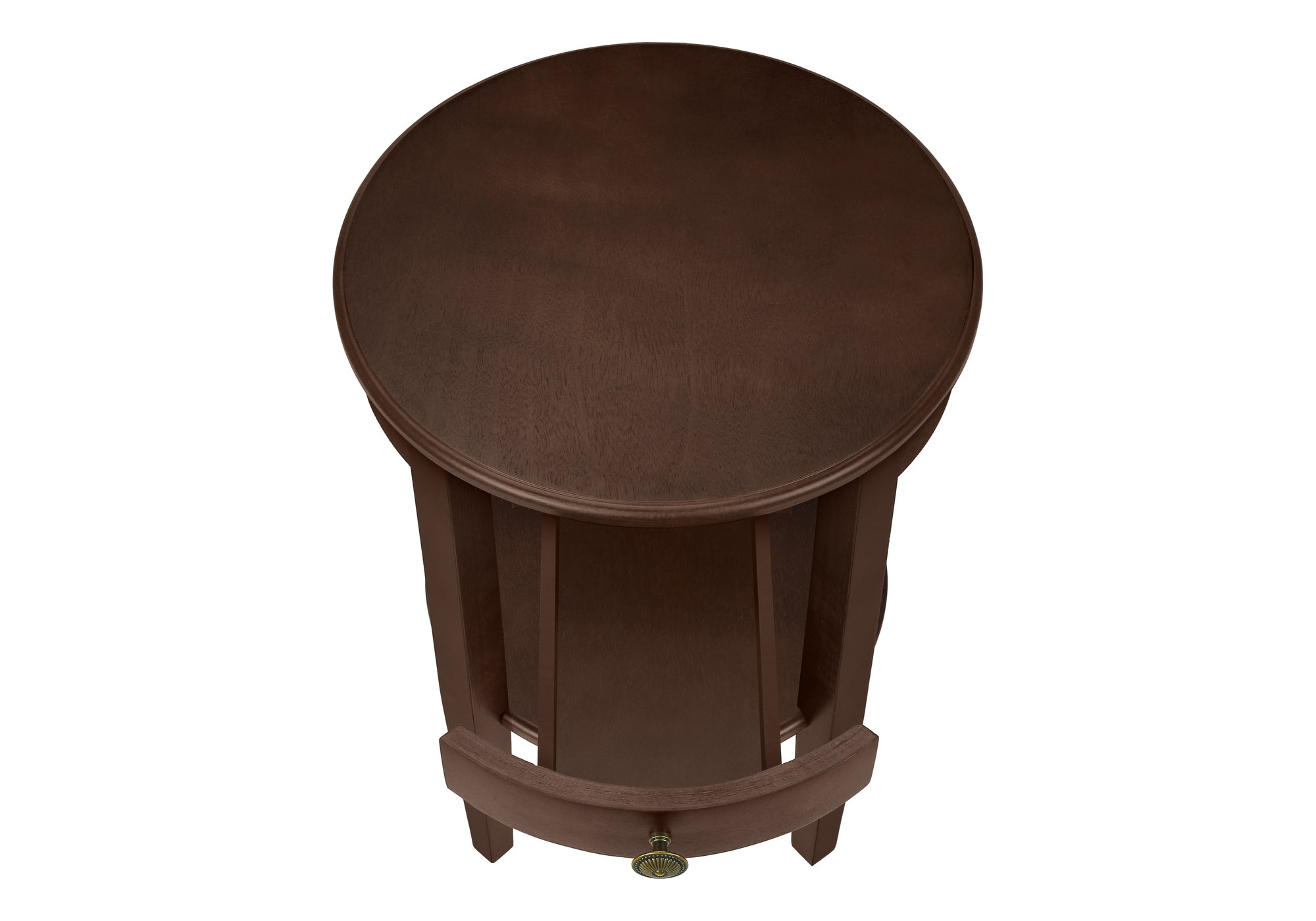 TABLE DE CHEVET - 23"H / BOIS PLAQUE ESPRESSO – I 3975.