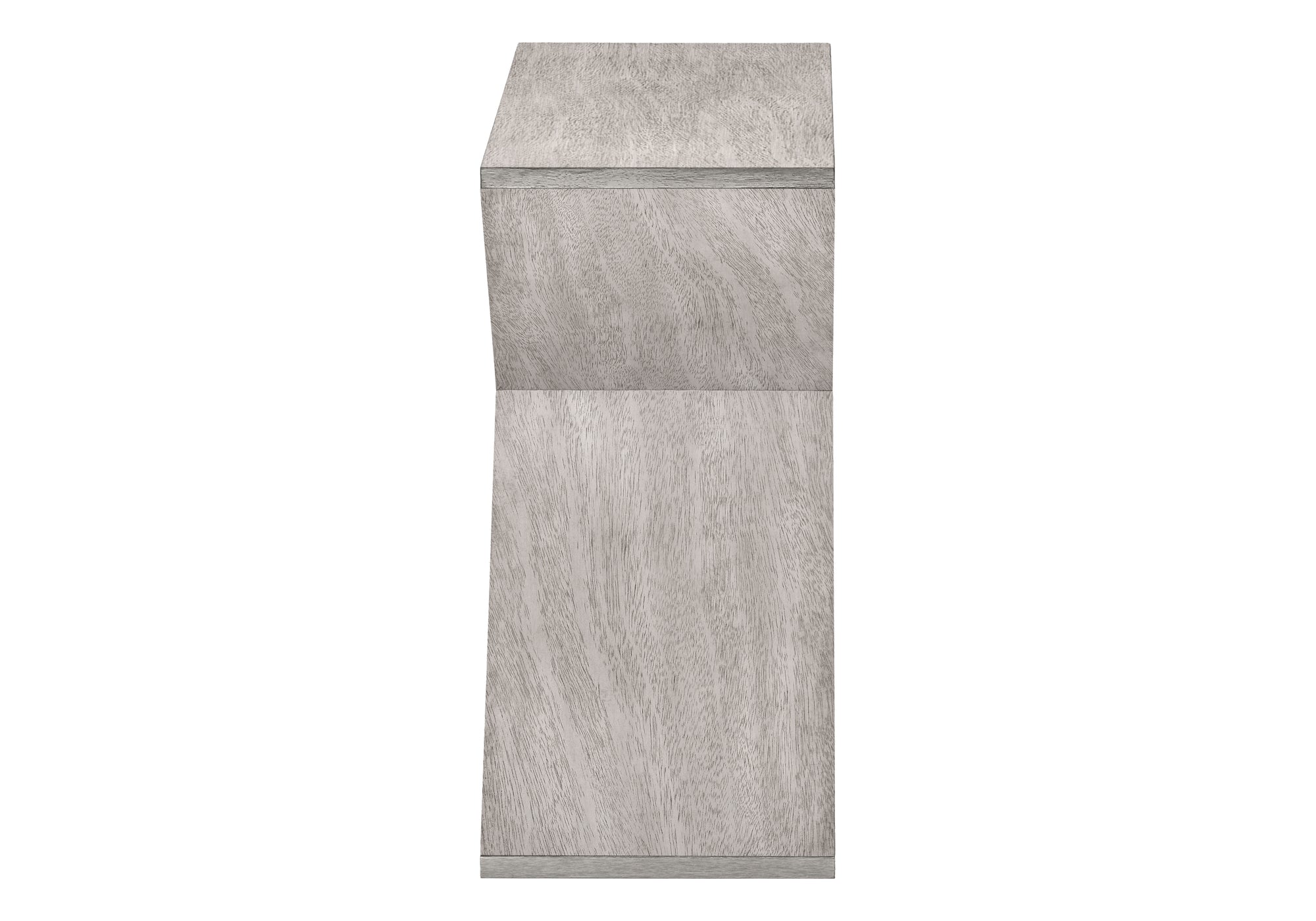 TABLE DE CHEVET - 24"H / BOIS PLAQUE GRIS – I 3980.