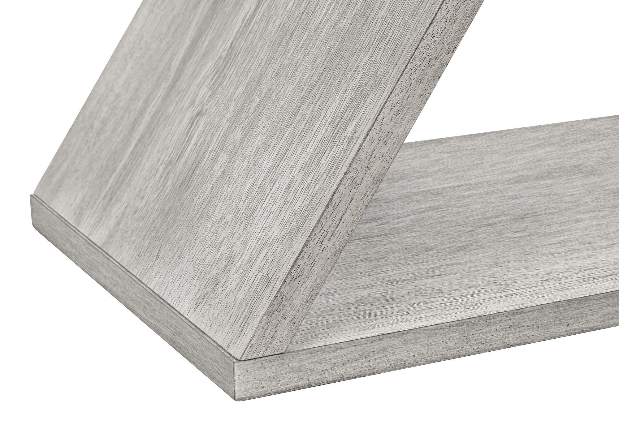 TABLE DE CHEVET - 24"H / BOIS PLAQUE GRIS – I 3980.