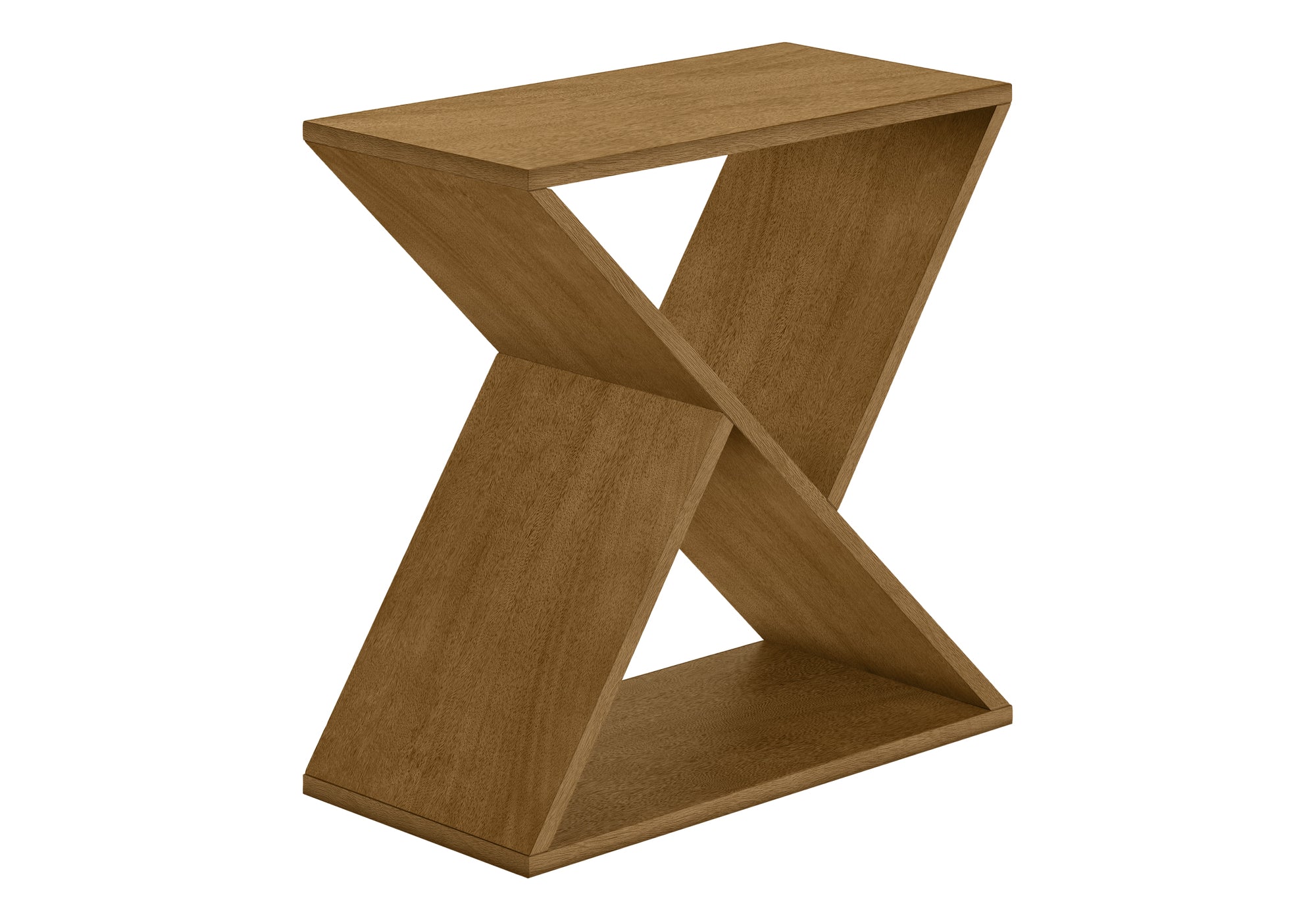 TABLE DE CHEVET - 24"H / BOIS PLAQUE TAUPE FONCE – I 3981.