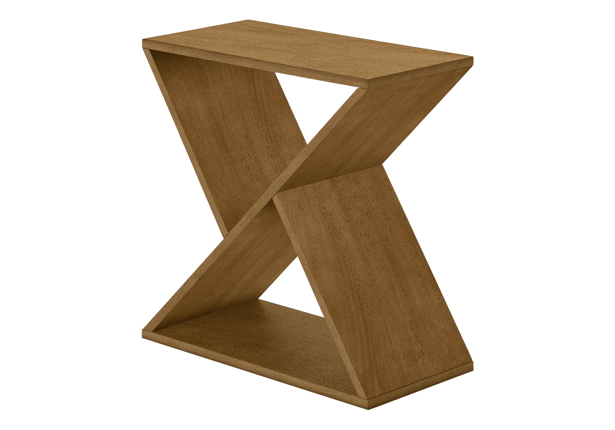 TABLE DE CHEVET - 24"H / BOIS PLAQUE TAUPE FONCE – I 3981.