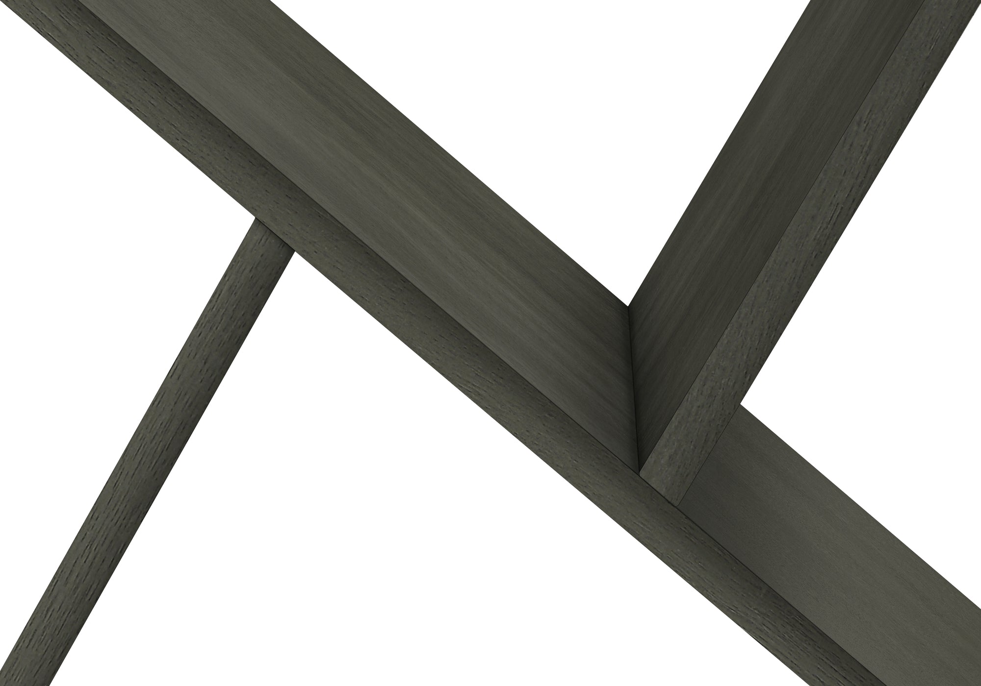 TABLE DE CHEVET - 24"H / BOIS PLAQUE VERT FONCE – I 3982.