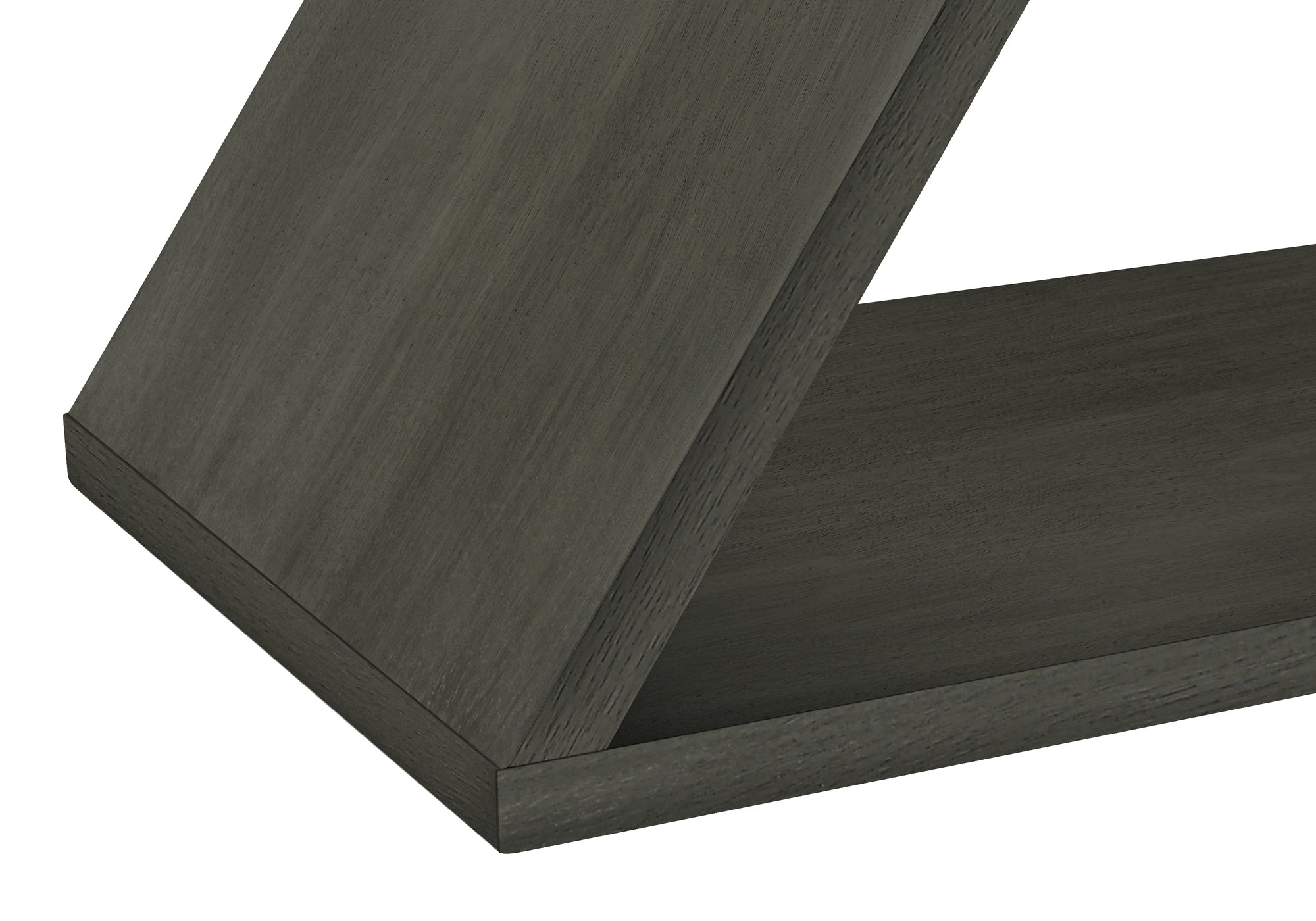 TABLE DE CHEVET - 24"H / BOIS PLAQUE VERT FONCE – I 3982.
