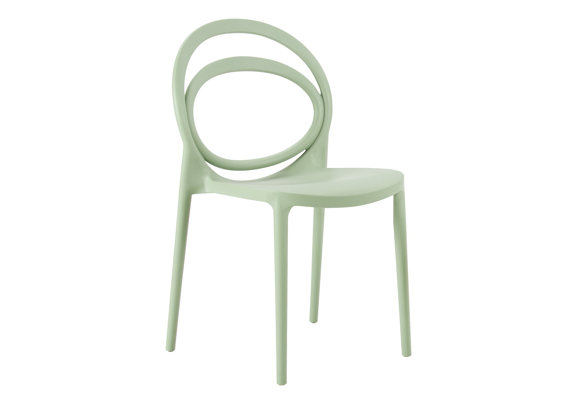 CHAISE D’EXTERIEUR - CHAISE EMPILABLE VERTE / 4PCS – I 4008