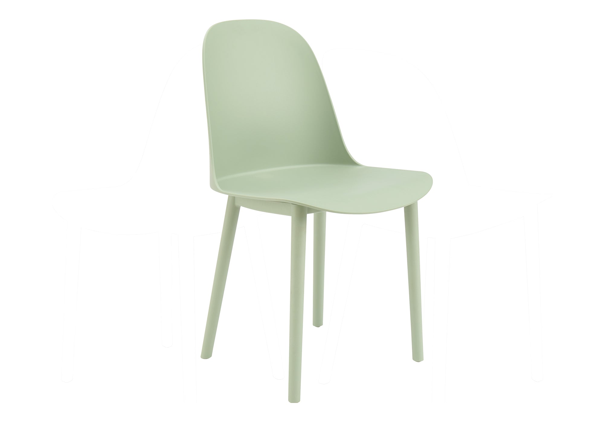 CHAISE D’EXTERIEUR - CHAISE SALLE MANGER VERTE / 4PCS – I 4013