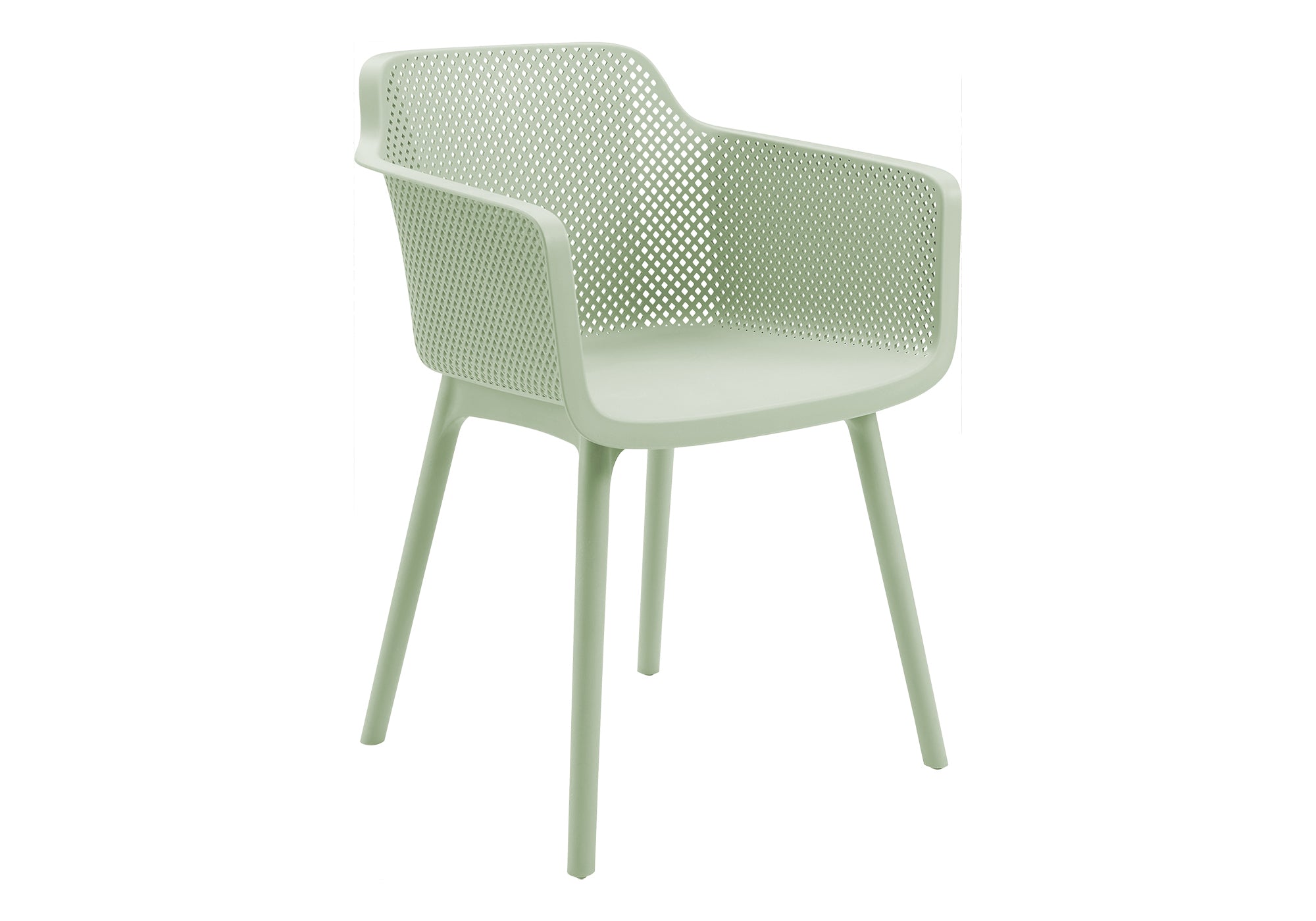 CHAISE D’EXTERIEUR - CHAISE SALLE MANGER VERTE / 4PCS – I 4028