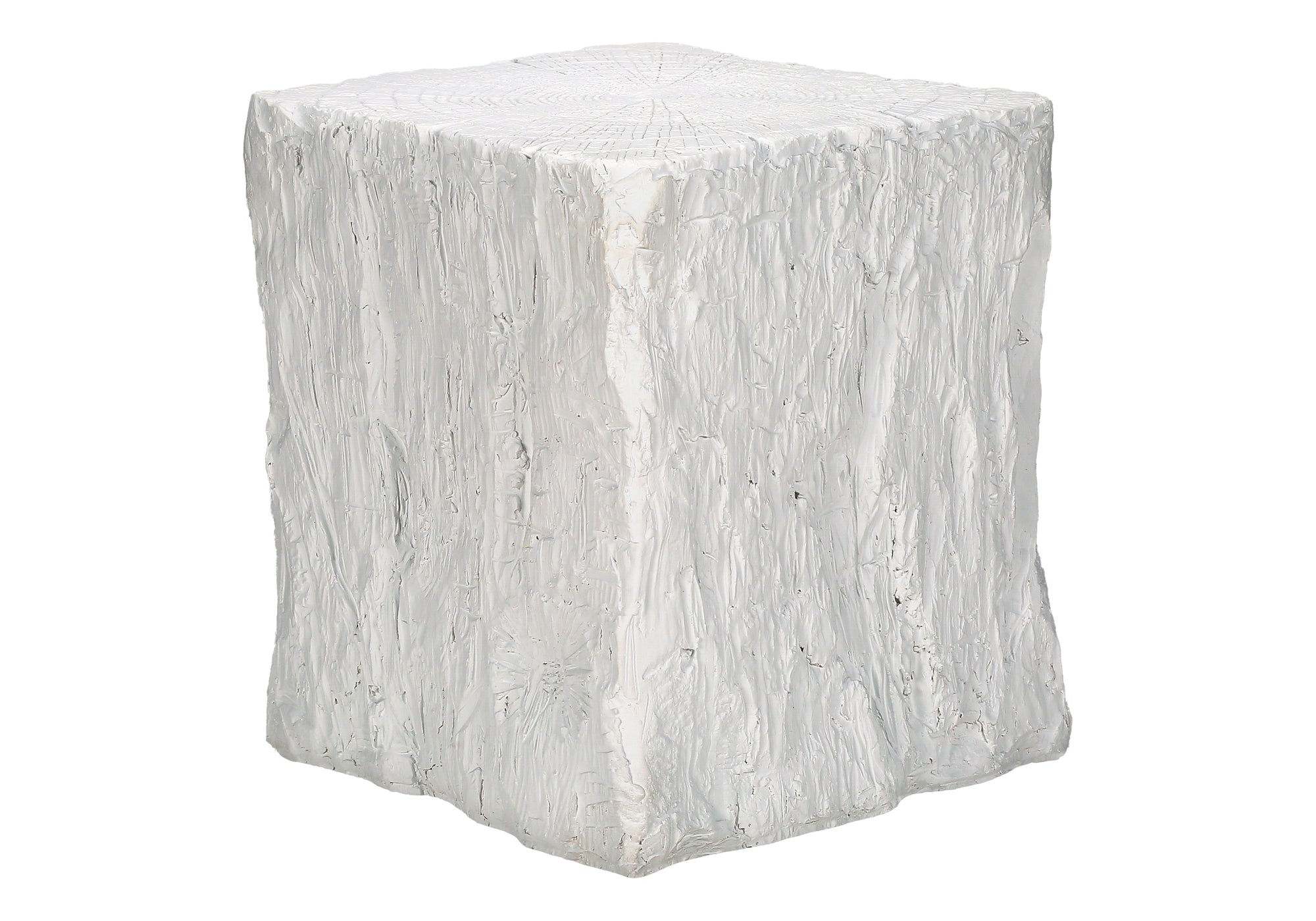 TABLE D'APPOINT - 25"H / INTERIEUR OU EXTERIEUR BLANC – I 4111