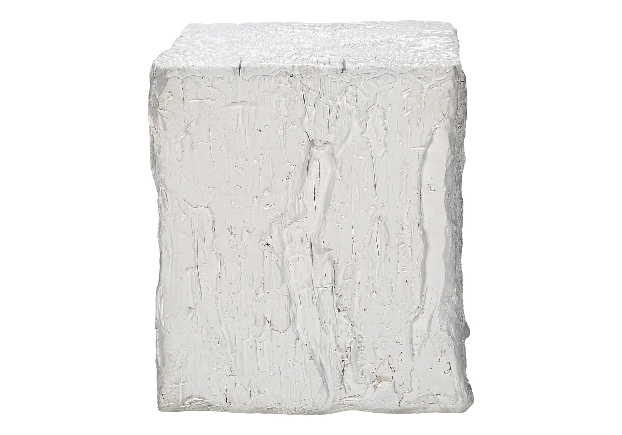 TABLE D'APPOINT - 25"H / INTERIEUR OU EXTERIEUR BLANC – I 4111