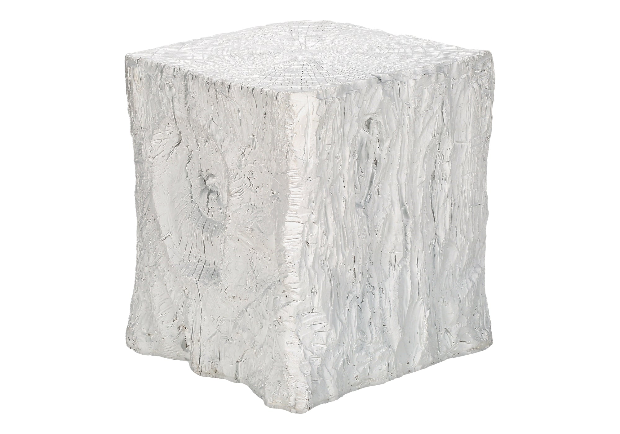 TABLE D'APPOINT - 25"H / INTERIEUR OU EXTERIEUR BLANC – I 4111