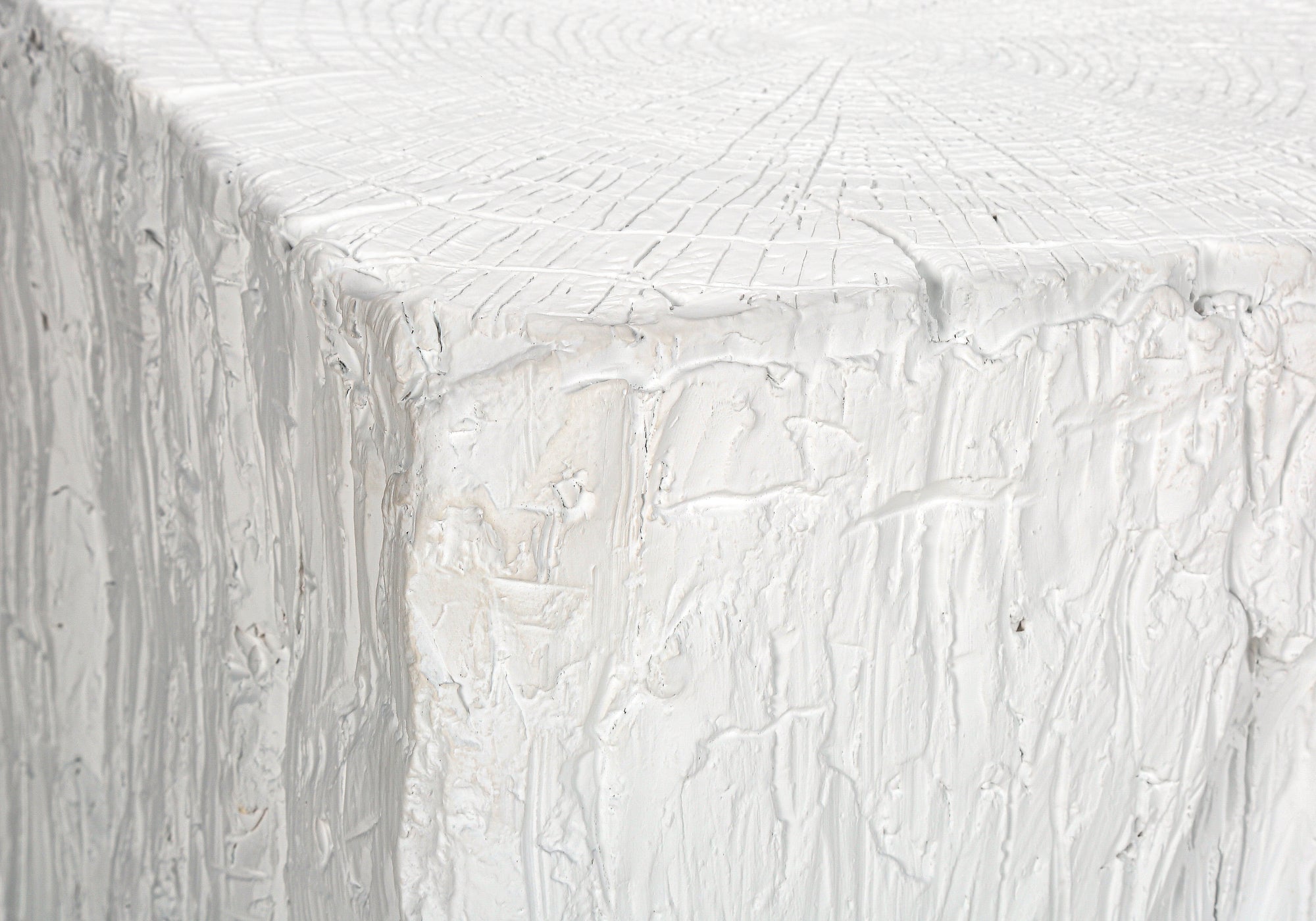 TABLE D'APPOINT - 25"H / INTERIEUR OU EXTERIEUR BLANC – I 4111