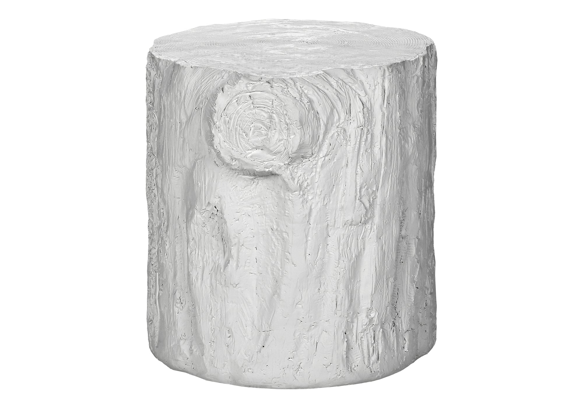 TABLE D'APPOINT - 25"H / INTERIEUR OU EXTERIEUR BLANC – I 4121