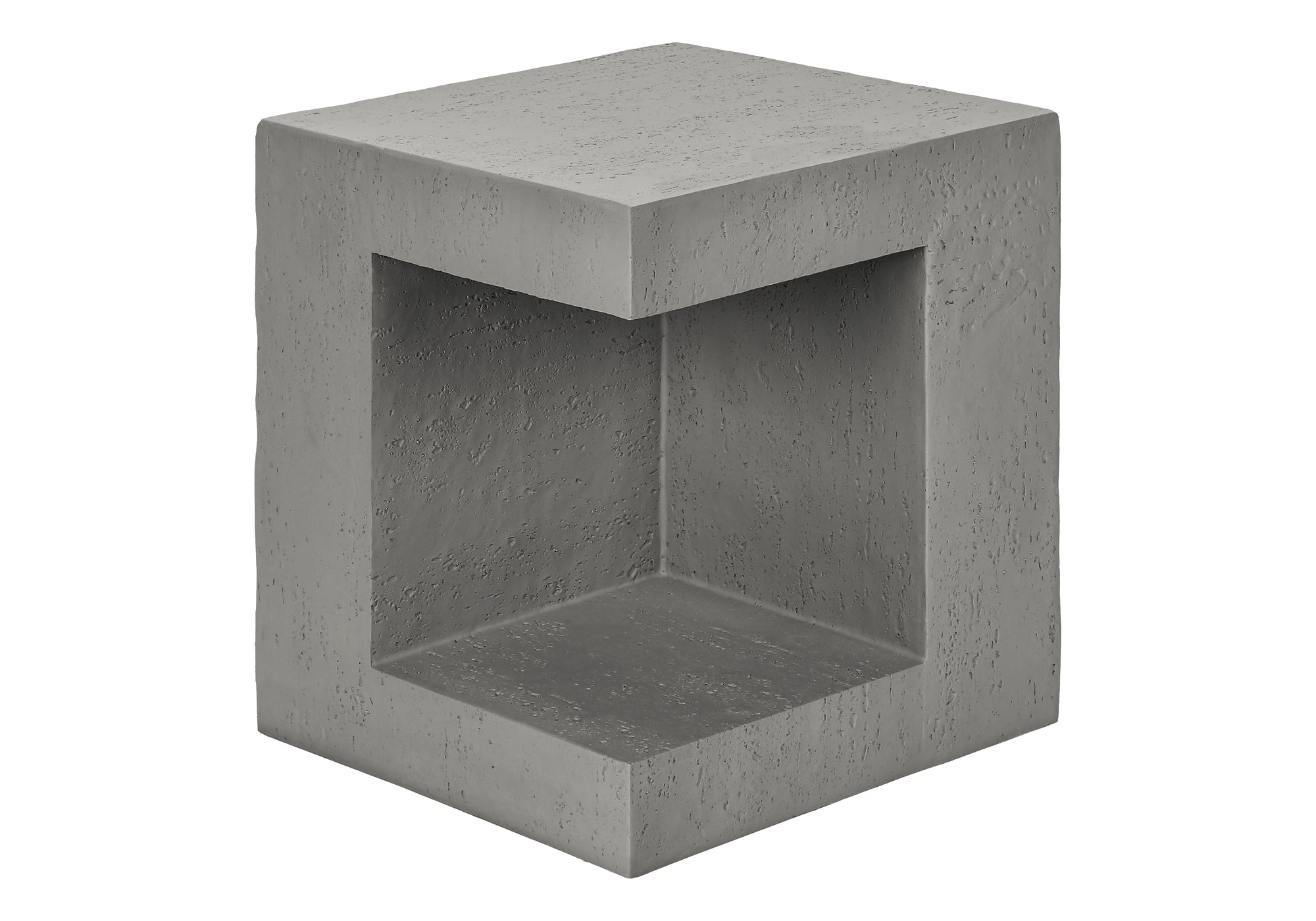TABLE D'APPOINT - 25"H / INTERIEUR OU EXTERIEUR GRIS – I 4130