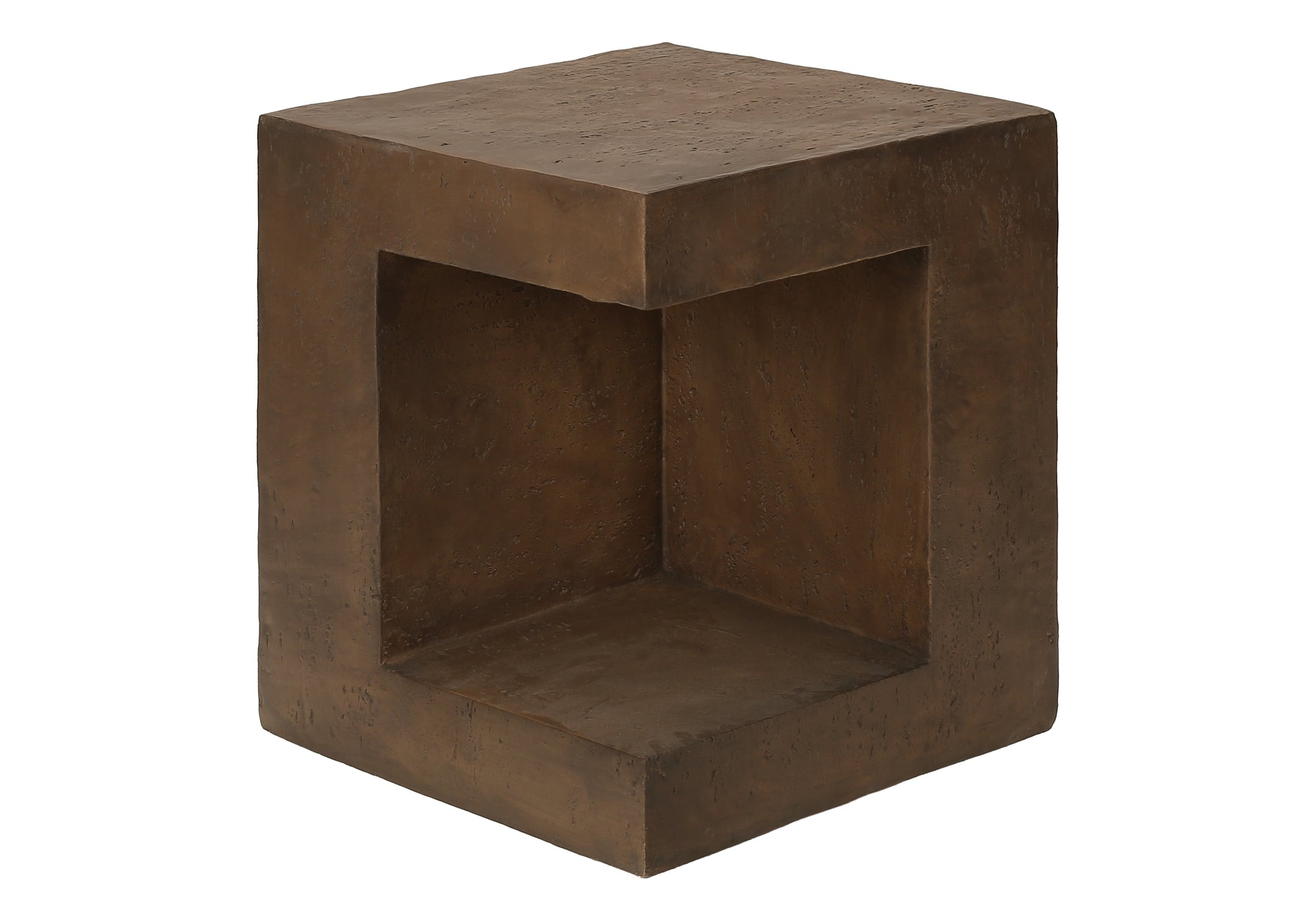 TABLE D'APPOINT - 25"H / INTERIEUR OU EXTERIEUR NOYER – I 4133
