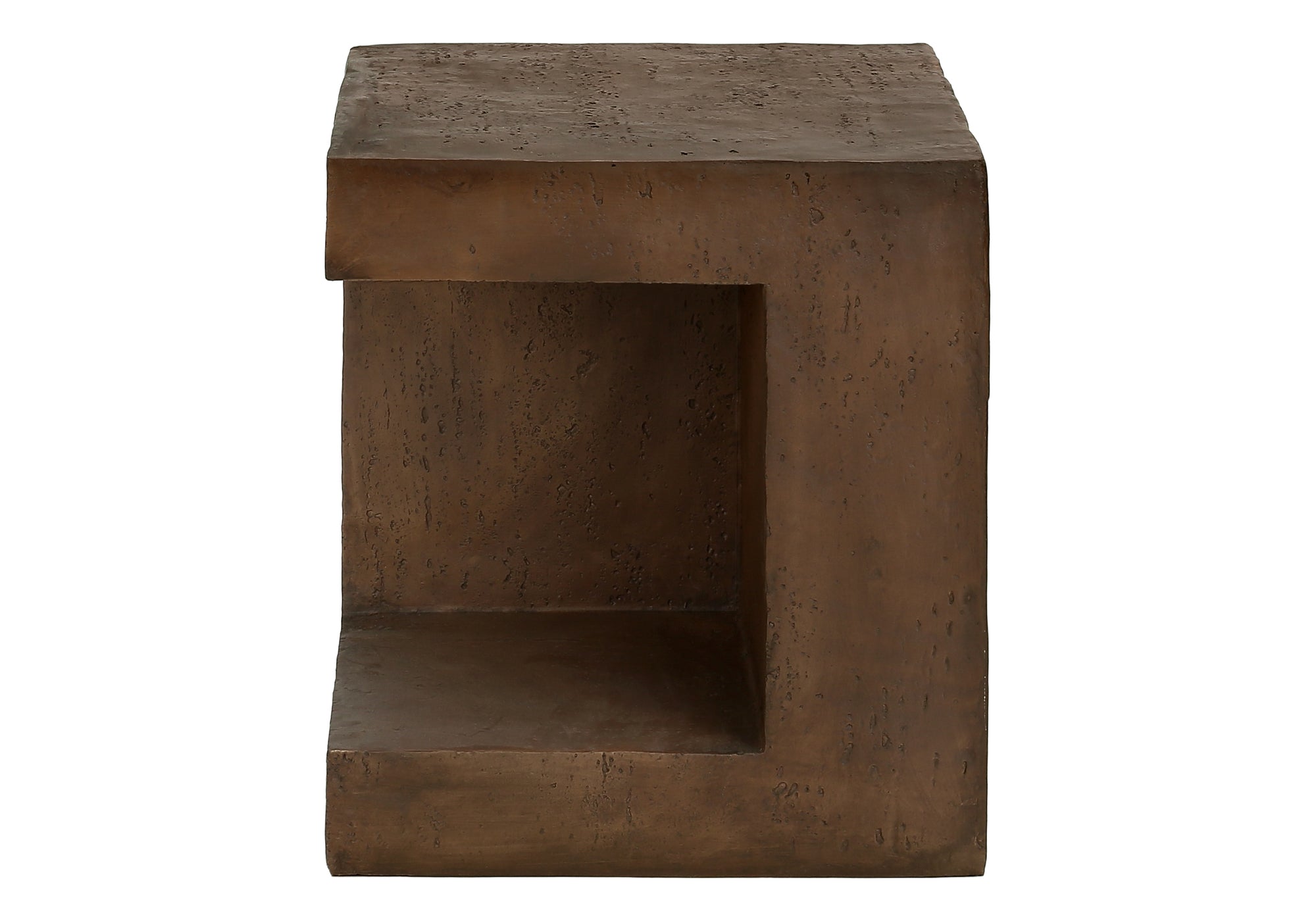 TABLE D'APPOINT - 25"H / INTERIEUR OU EXTERIEUR NOYER – I 4133