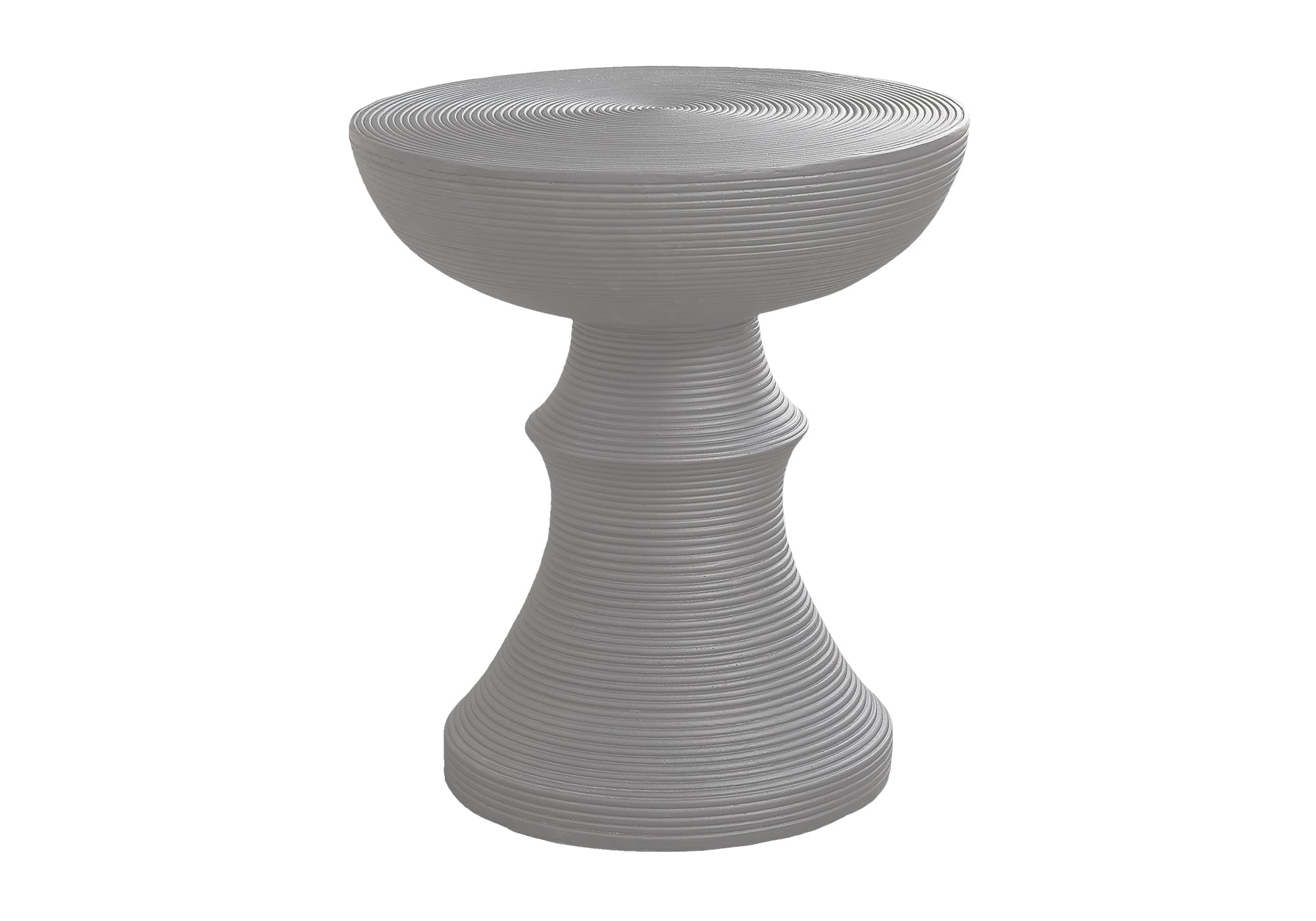 TABLE D'APPOINT - 25"H / INTERIEUR OU EXTERIEUR GRIS – I 4144